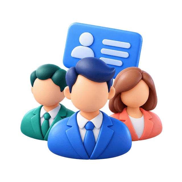 3D Shared Inbox illustration
